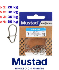 Mustad Power Lure Snap